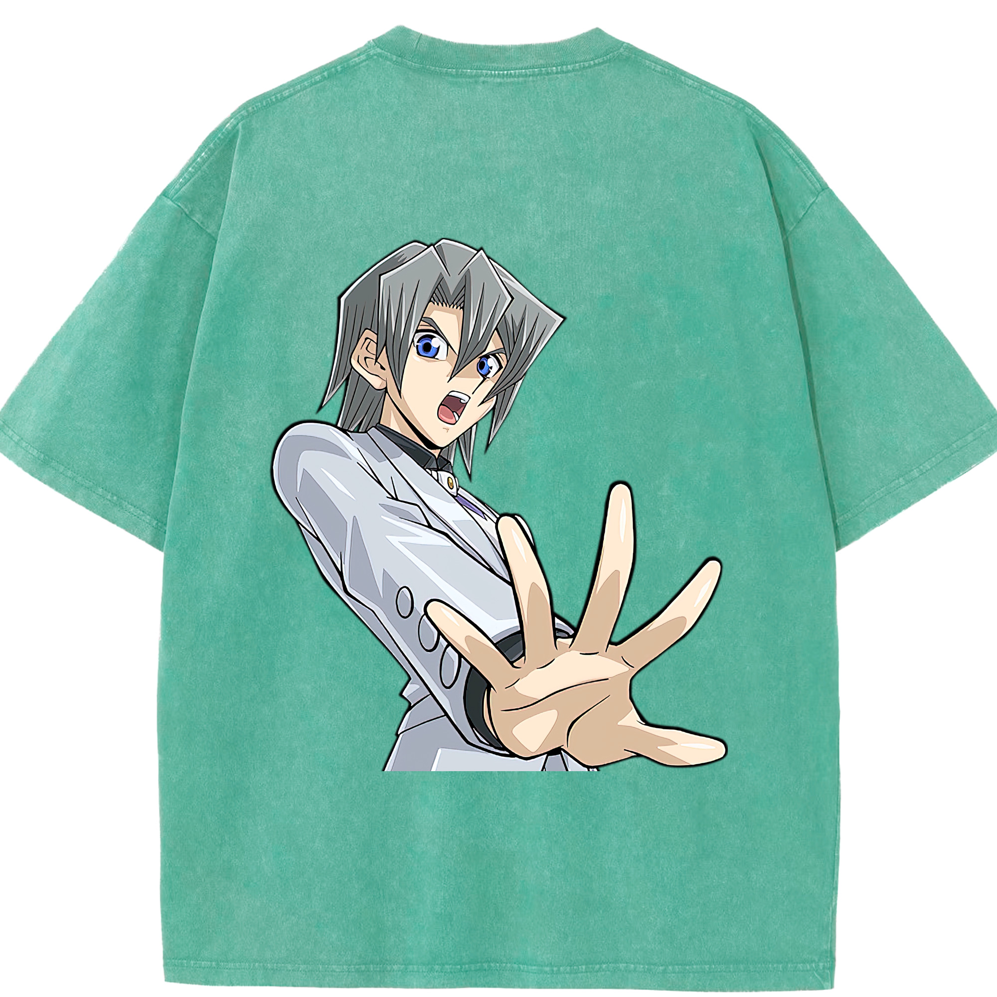（画像用） 遊☆戯☆王 Yu-Gi-Oh! 綿100% ヴィンテージ風 半袖Tシャツ（背面プリント）